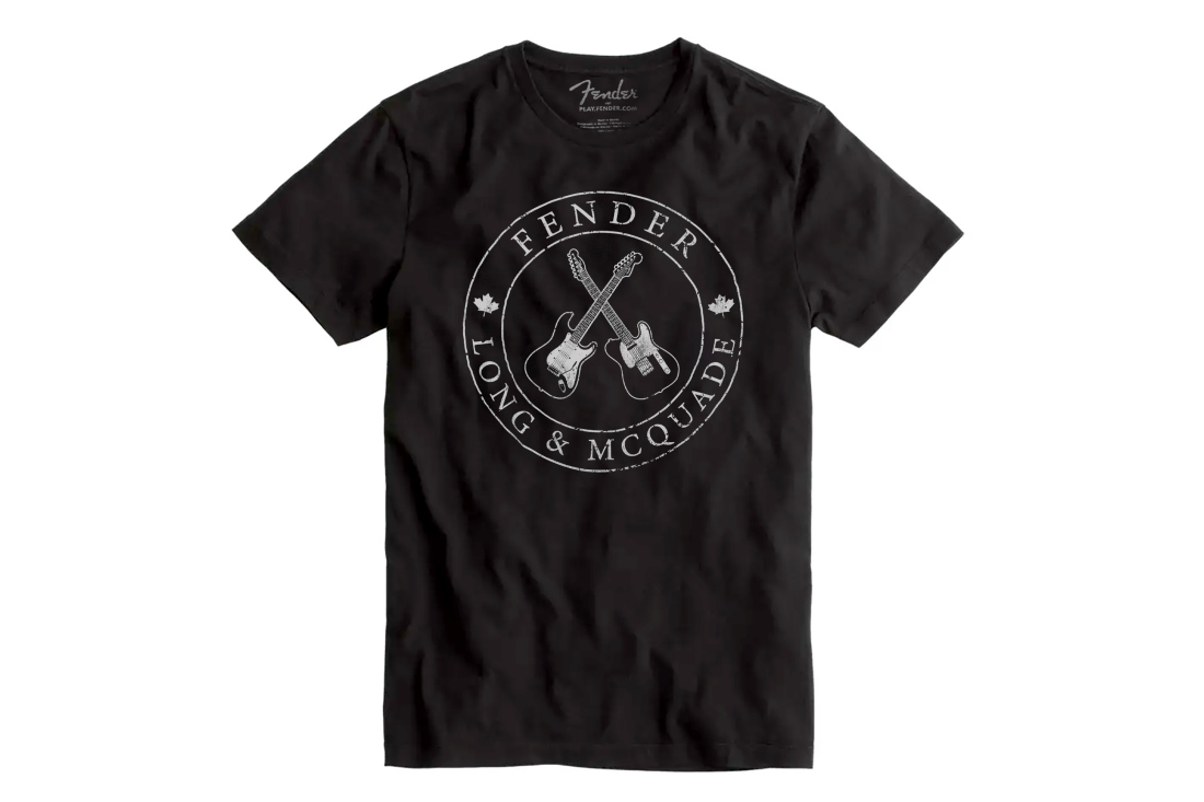 Maple Leaf T-Shirt, Black - XL