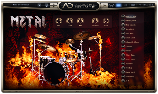 Addictive Drums 2: Metal ADpak - Download