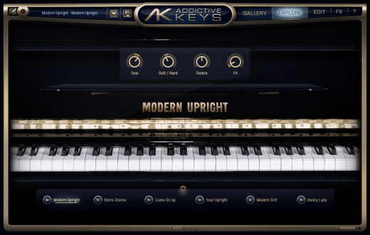 Addictive Keys: Modern Upright - Download