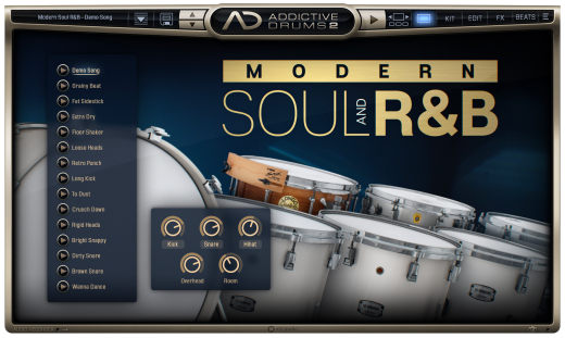 Addictive Drums 2: Modern Soul and R&B ADpak - Download