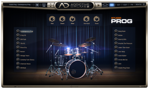 Addictive Drums 2: Studio Prog ADpak - Download