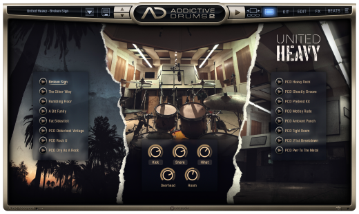Addictive Drums 2: United Heavy - Download