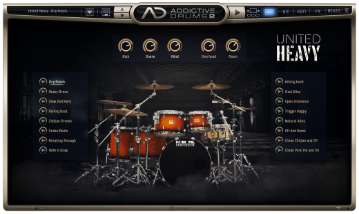 Addictive Drums 2: United Heavy - Download