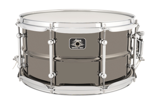 Ludwig Drums - Universal Black Brass Snare Drum 7x13 - Chrome Hardware