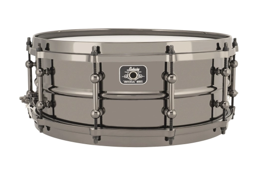 Ludwig Drums - Universal Black Brass Snare Drum 5.5x14 - Black Nickel Hardware