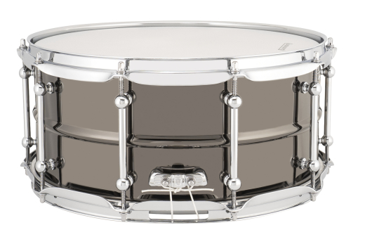 Universal Black Brass Snare Drum 6.5x14\'\' - Chrome Hardware