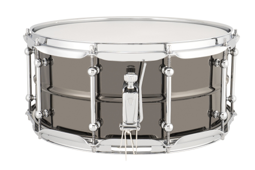 Universal Black Brass Snare Drum 6.5x14\'\' - Chrome Hardware
