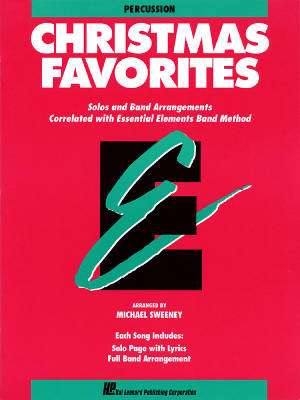 Hal Leonard - Essential Elements Christmas Favorites - Sweeney - Percussions - Livre