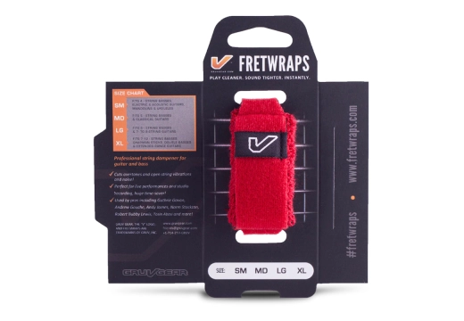 Gruv Gear - FretWraps String Muter/Dampener (1-Pack) Small, Red