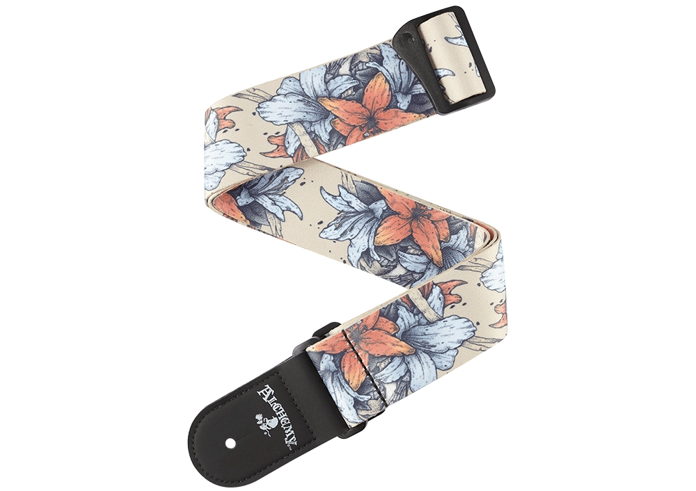 50mm Alchemy Woven Guitar Strap - Death in Bloom