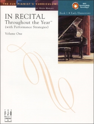 FJH Music Company - In Recital Throughout the Year, Volume One, Book 1 - Marlais - Piano - Book/Audio Online