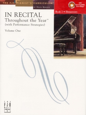 FJH Music Company - In Recital Throughout the Year, Volume One, Book 2 - Marlais - Piano - Book/Audio Online