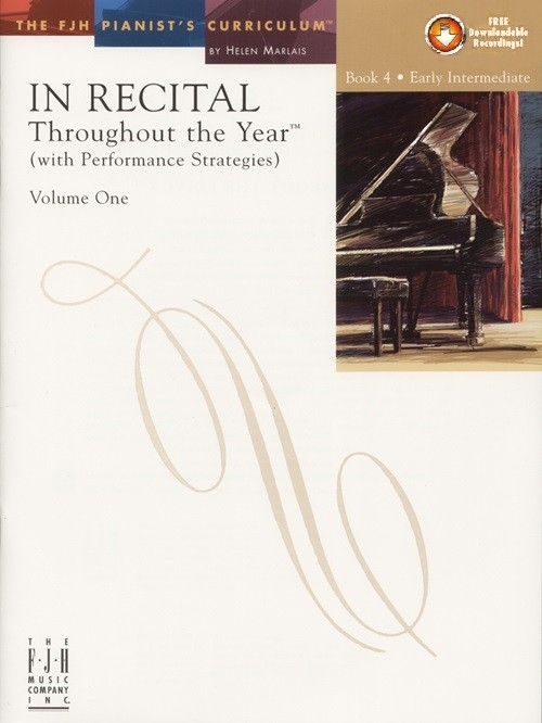In Recital Throughout the Year, Volume One, Book 4 - Marlais - Piano - Book/Audio Online