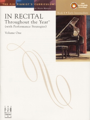 FJH Music Company - In Recital Throughout the Year, Volume One, Book 4 - Marlais - Piano - Book/Audio Online