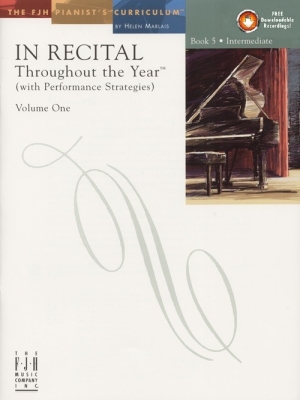 FJH Music Company - In Recital Throughout the Year, Volume One, Book 5 - Marlais - Piano - Book/Audio Online