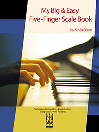 FJH Music Company - My Big and Easy Five-Finger Scale Book - Olson - Piano - Book