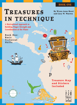 FJH Music Company - Treasures in Technique, Book 1: Basic Technical Skills - Rossi/Warren - Piano - Book