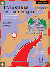 FJH Music Company - Treasures in Technique, Book 2:  Lessons in Technical Coordination - Rossi/Warren - Piano - Book