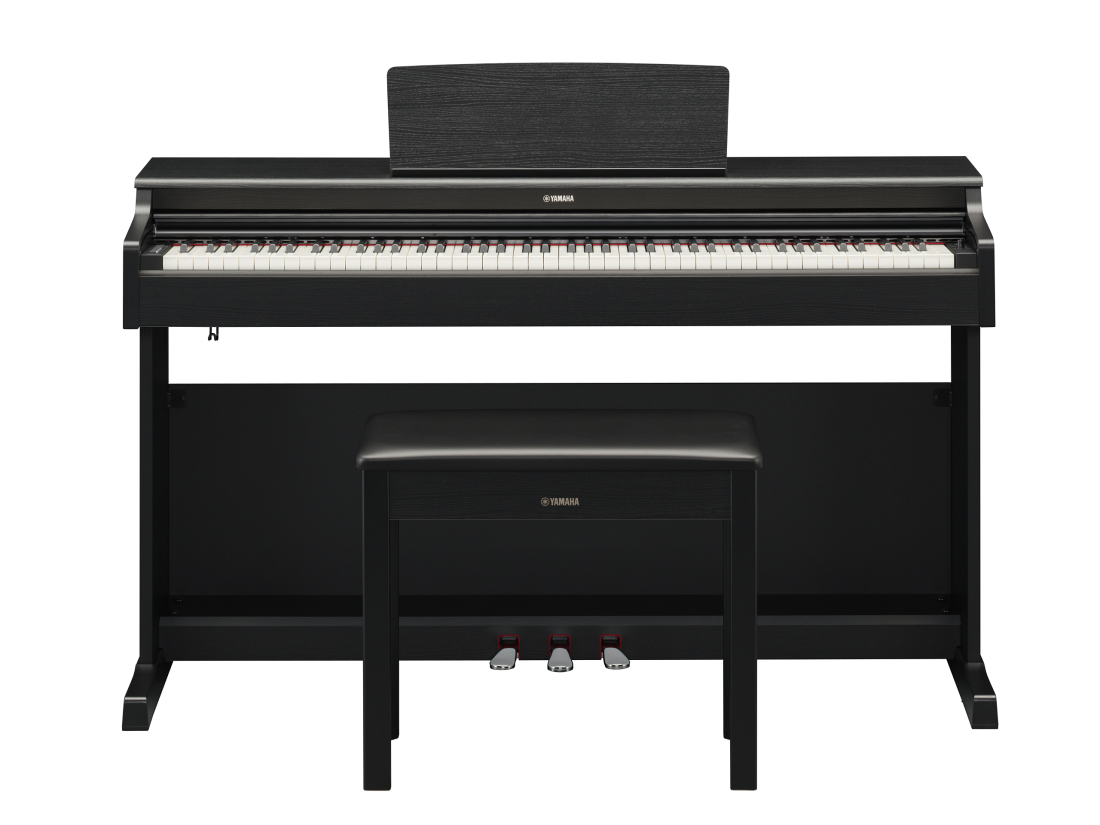 YDP-165 ARIUS Standard Digital Piano with Bench and 3 Pedal Unit - Black