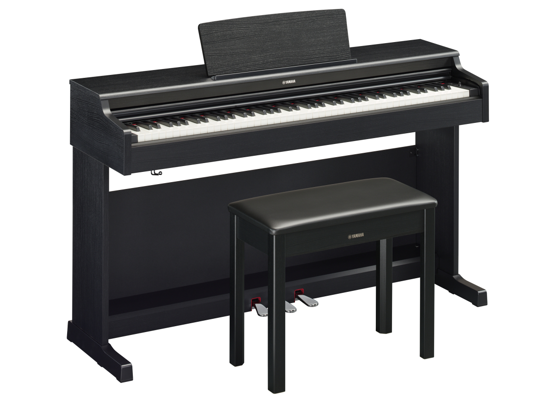 Yamaha YDP-165 ARIUS Standard Digital Piano With Bench And 3 Pedal Unit ...