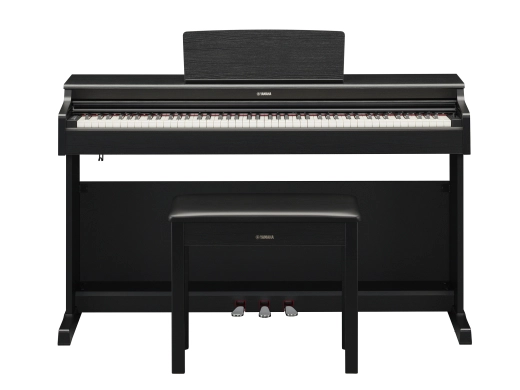 Yamaha - YDP-165 ARIUS Standard Digital Piano with Bench and 3 Pedal Unit - Black