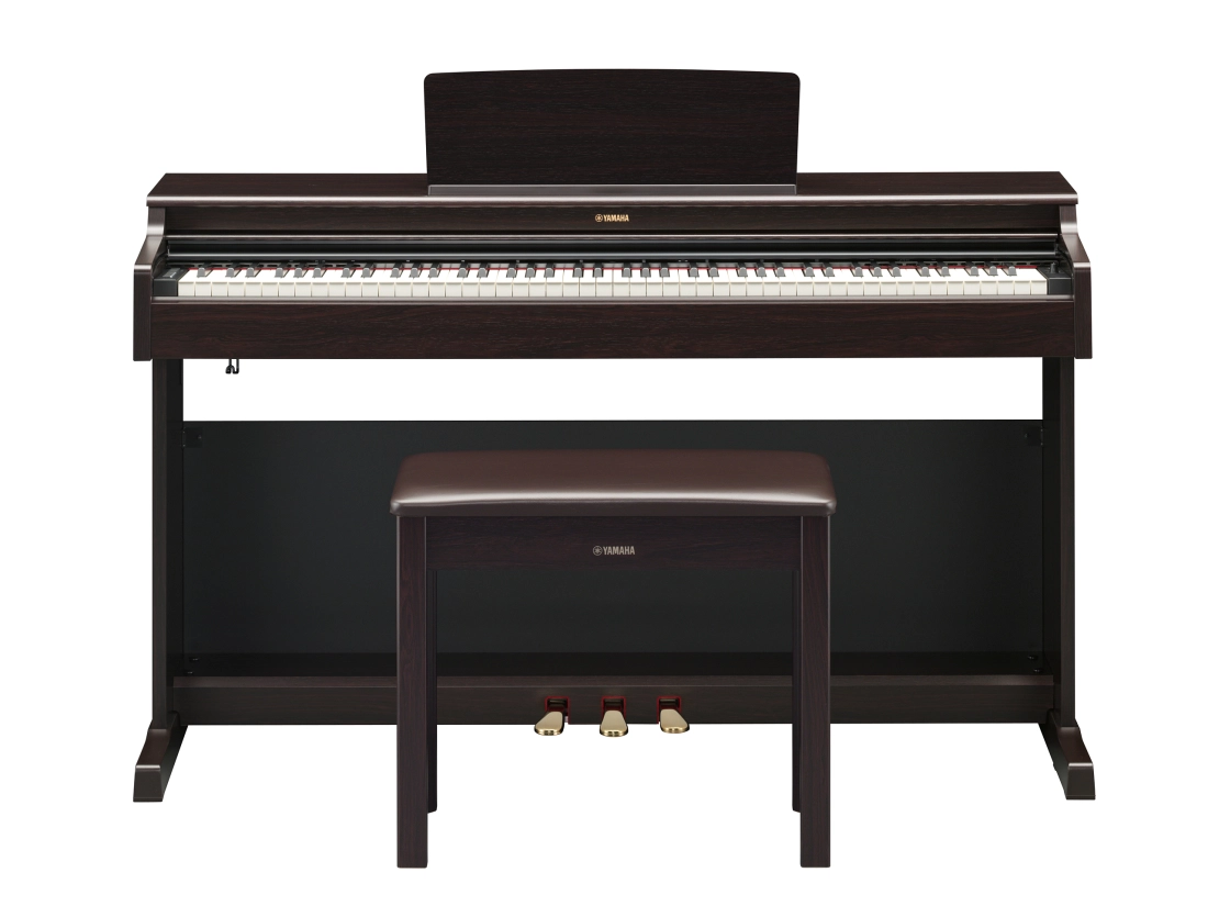 YDP-165 ARIUS Standard Digital Piano with Bench and 3 Pedal Unit - Rosewood