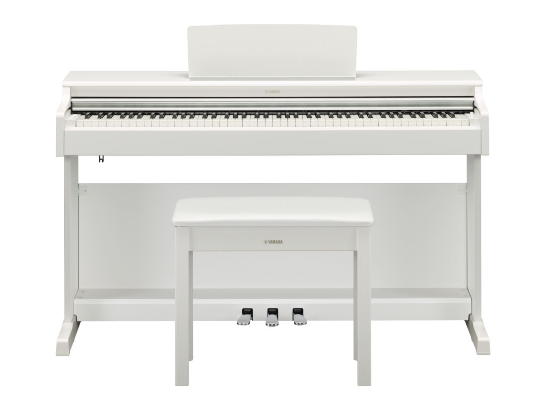 YDP-165 ARIUS Standard Digital Piano with Bench and 3 Pedal Unit - White