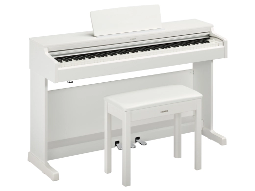 YDP-165 ARIUS Standard Digital Piano with Bench and 3 Pedal Unit - White