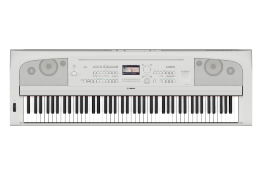 Yamaha - DGX670 88-Key Digital Piano - White