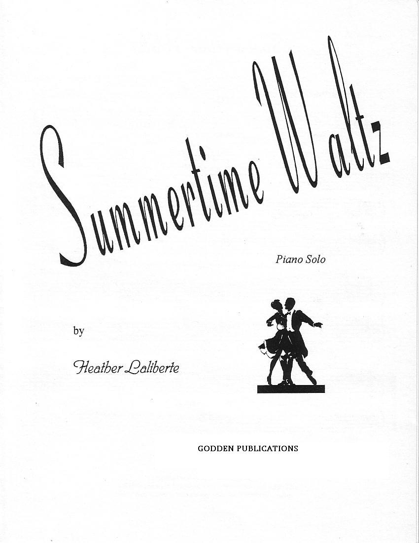 Summertime Waltz - Laliberte - Piano - Sheet Music