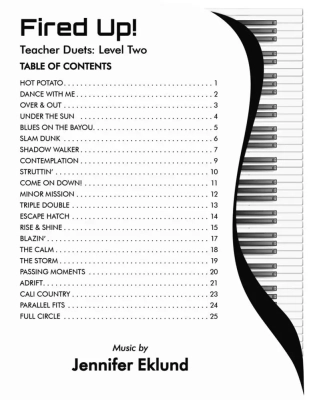Fired Up! Teacher Duets: Level Two - Eklund - Piano - Book