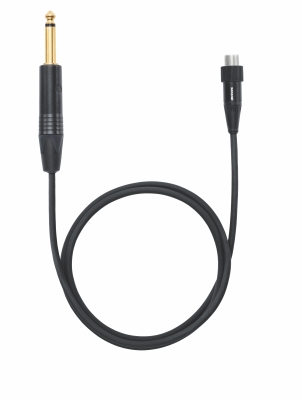 Shure - WA305 Premium Wireless Instrument Cable with Locking TQG Connector - 3 foot