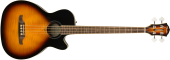 Fender - FA-450CE Acoustic/Electric Bass, Laurel Fingerboard - 3-Colour Sunburst