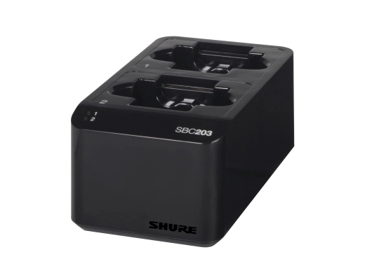 SBC203 Dual Docking Charger for SB903 Lithium-Ion Battery or SLX-D Transmitters