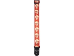50mm Alchemy Woven Guitar Strap - Live Life Skull