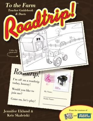Roadtrip! To the Farm: Teacher Guidebook & Duets Eklund/Skaletski Piano Livre