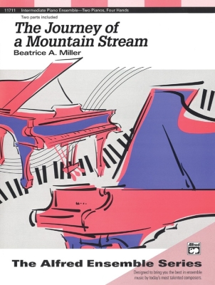 Alfred Publishing - The Journey of a Mountain Stream - Miller - Piano Duet (2 Pianos, 4 Hands) - Sheet Music