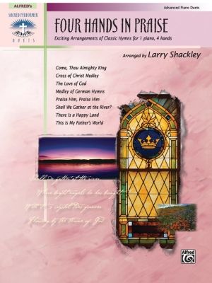 Four Hands in Praise - Shackley - Piano Duets (1 Piano, 4 Hands) - Book