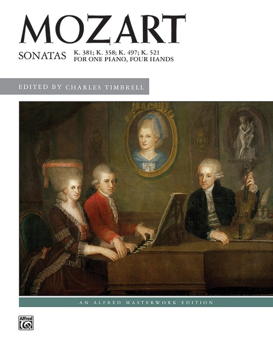 One　Book　Piano,　Four　Hands　Mozart/Timbrell　Piano　Duets　Long　McQuade　Alfred　Sonatas　Publishing　For