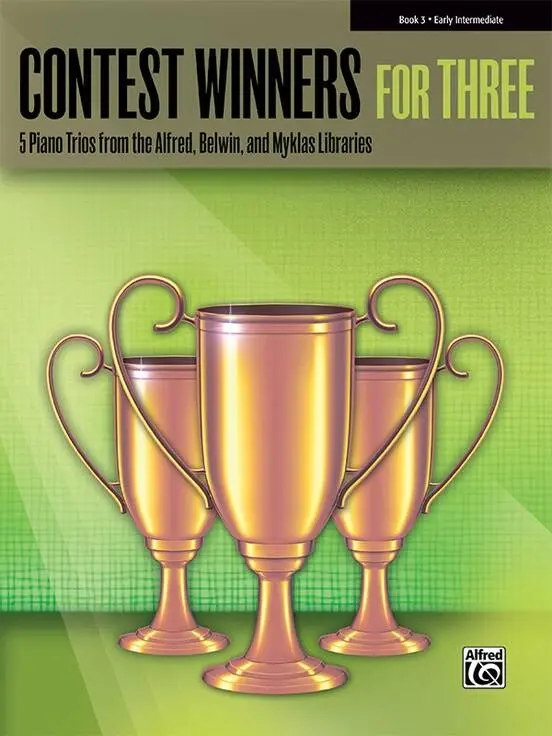 Contest Winners for Three, Book 3 - Piano Trio (1 Piano, 6 Hands) - Book