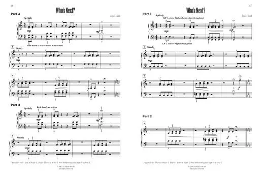 Contest Winners for Three, Book 4 - Piano Trio (1 Piano, 6 Hands) - Book