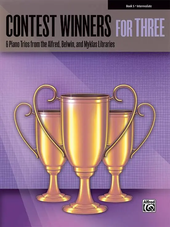 Contest Winners for Three, Book 5 - Piano Trio (1 Piano, 6 Hands) - Book