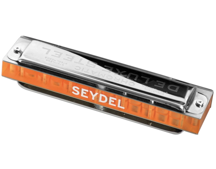 Nonslider Chromatic De Luxe Steel Harmonica - Key of LC