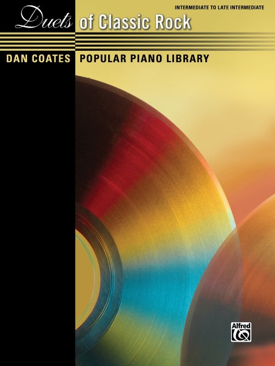 Dan Coates Popular Piano Library: Duets of Classic Rock - Coates - Piano Duet (1 Piano, 4 Hands) - Book