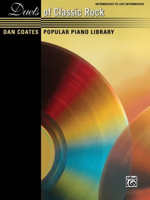 Alfred Publishing - Dan Coates Popular Piano Library: Duets of Classic Rock - Coates - Piano Duet (1 Piano, 4 Hands) - Book