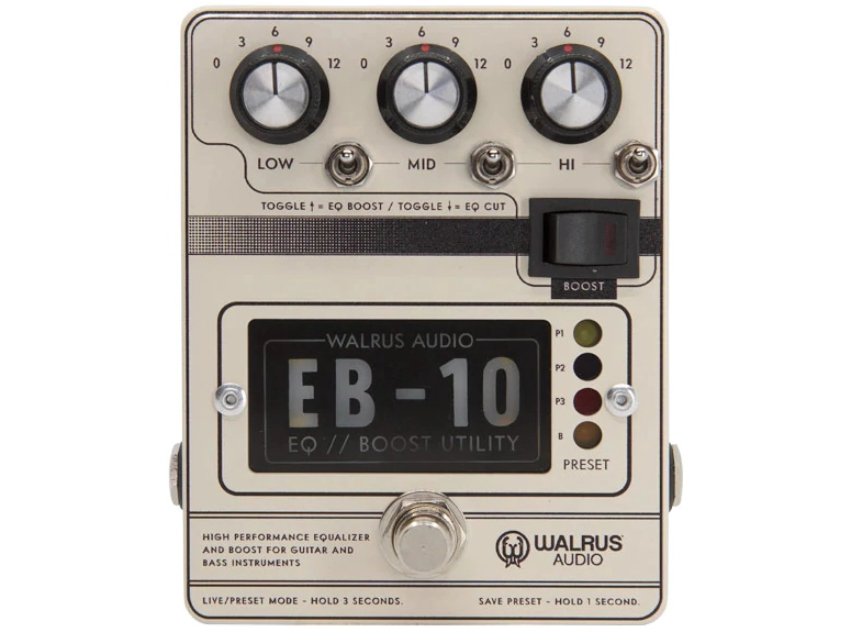 EB-10 Preamp EQ and Boost - Cream