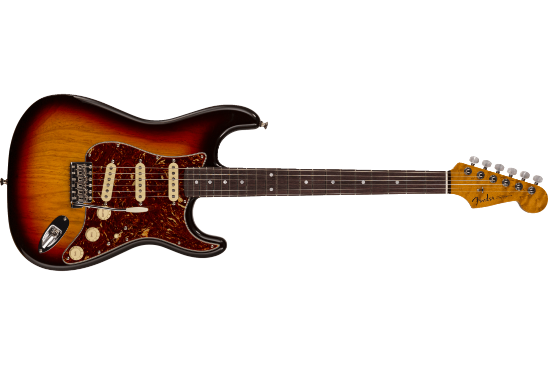 American Custom Stratocaster NOS, Rosewood Fingerboard - Chocolate 3-Colour Sunburst