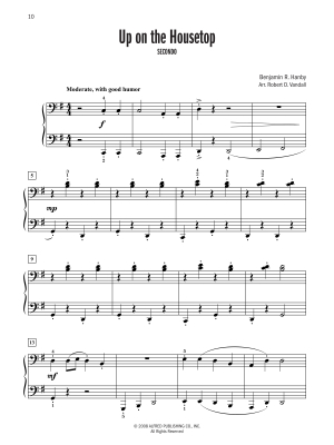 Celebrated Christmas Duets, Book 1 - Vandall - Piano Duet (1 Piano, 4 Hands) - Book