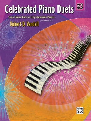 Alfred Publishing - Celebrated Piano Duets, Book 3 - Vandall - Piano Duet (1 Piano, 4 Hands) - Book