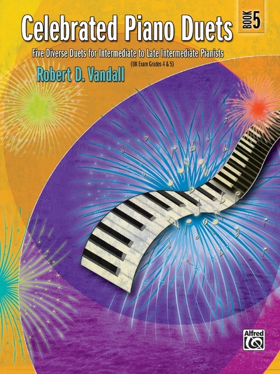 Celebrated Piano Duets, Book 5 - Vandall - Piano Duet (1 Piano, 4 Hands) - Book